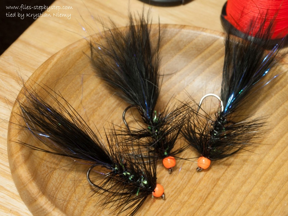 Orange bead Woolly Bugger - classic fly - How to tie fly, Fly tying ...